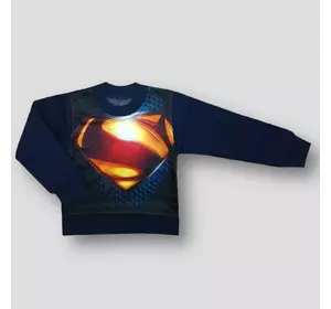 Толстовка на флисе для мальчика с сублимацией Супермен