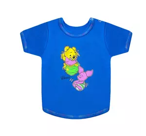 Ясельная футболка для мальчика с рисунком интерлок