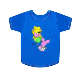 Ясельная футболка для мальчика с рисунком интерлок