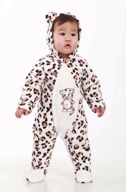 Комбинезон леопардовый для новорождённых