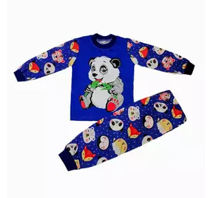 Детская пижама для мальчика с рисунком Панда кулир