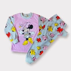 Цветная пижама для девочки Minnie love кулир 2-3 года