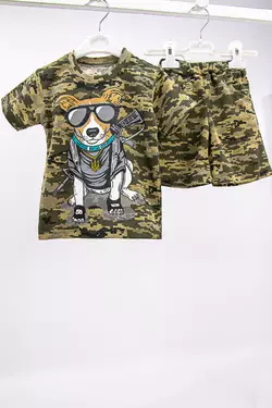 Летний комплект для мальчика футболка+шорты Пес Патрон кулир