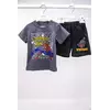 Летний комплект для мальчика футболка+шорты Спайдермен стрейч-кулир