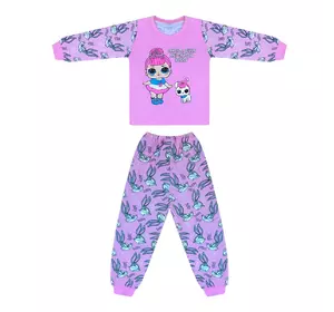 Детская цветная пижама для девочки с принтом LOL начес