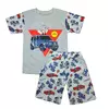 Летний комплект для мальчика футболка+шорты с принтом кулир