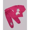 Детская цветная пижама для девочки с рисунком Единорог интерлок 104-110