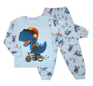 Детская пижама для мальчика с принтом Dino интерлок-пенье