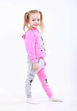 Стильный спортивный костюм для девочки Минни двухнитка