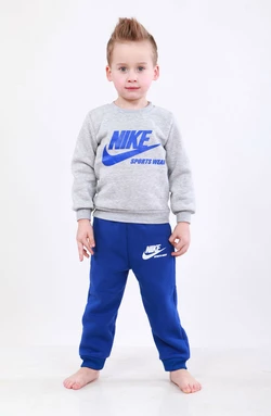 Детский теплый Спорт костюм  для мальчика трехнитка