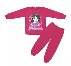 Детская пижама для девочки Принцесса София на 1-2 года интерлок-начёс
