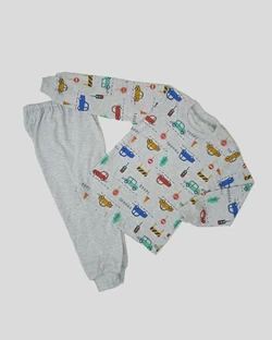 Детская пижама для мальчика Машинки интерлок-пенье