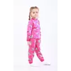 Детская цветная пижама для девочки кулир
