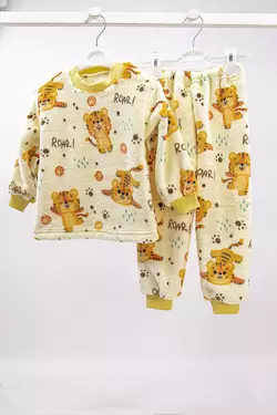 Пушистая детская пижама для мальчика Тигренок
