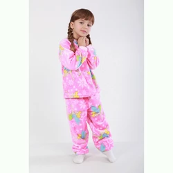 Детская цветная пижама для девочки на 3-4 года