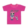 Стильная детская футболка для девочки с рисунком Crystal Queen кулир