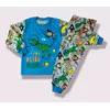Детская пижама с принтом космический Дино  для мальчика