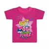 Цветная детская футболка для девочки с принтом Барби кулир