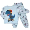 Детская пижама для мальчика с принтом Dino интерлок-пенье