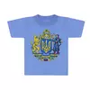 Детская футболка для мальчика с принтом Украинская символика кулир