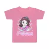 Цветная детская футболка Принцесса для девочки кулир