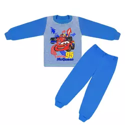 Стильная детская пижама с принтом Маквин для мальчика интерлок
