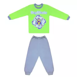 Пижама детская светящаяся  с принтом BayBlade для мальчика интерлок