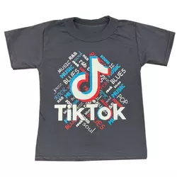 Футболка детская для мальчика принт TikTok 2-6 лет