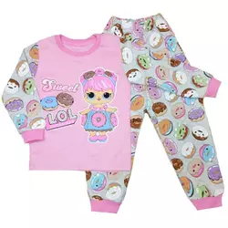 Детская пижама для девочки с принтом Lol интерлок-пенье