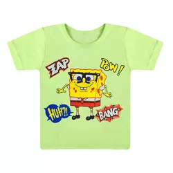 Детская футболка с принтом Спанч Боб для мальчика интерлок