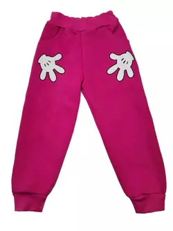 Детские штаны для девочки и мальчика Лапки трехнитка