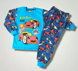 Детская пижама с принтом Rally для мальчика