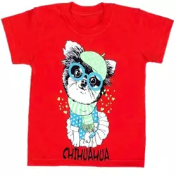 Футболка для девочки Chihuahua кулир