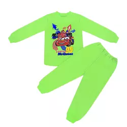 Пижама с мультгероями на 1-2 года для мальчика интерлок