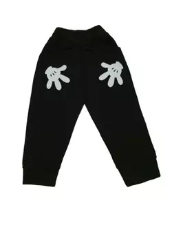 Детские штаны для девочки и мальчика Лапки двунитка