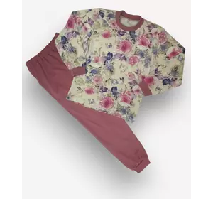 Подростковая пижама Роза для девочки интерлок-пенье