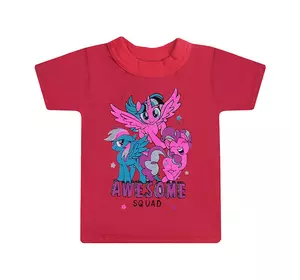 Детская стильная футболка Awesome squard для девочки кулир