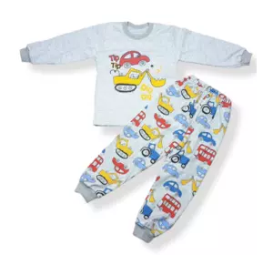Детская пижама Машинки для мальчика интерлок