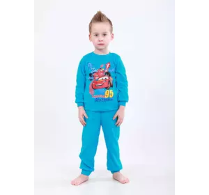 Пижама детская с рисунком Маквин для мальчика интерлок 1-2 года