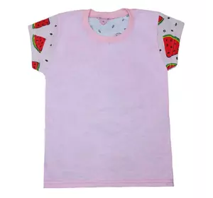Красивая детская футболка для девочки интерлок