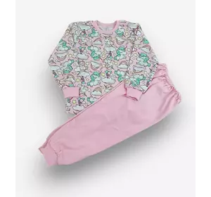 Детская пижама для девочки Единорог интерлок-пенье