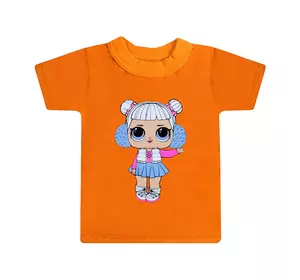 Стильная детская футболка для девочки LOL кулир