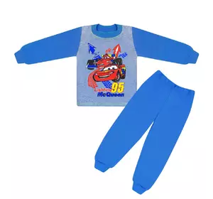 Стильная детская пижама с принтом Маквин для мальчика интерлок