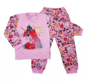 Детская пижама для девочки с принтом Пони начес