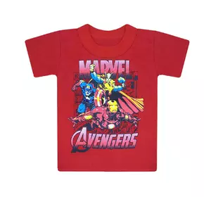 Детская яркая футболка Marvel для мальчика кулир