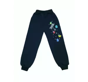 Детские спортивные штаны с принтом Among us для мальчика двунитка