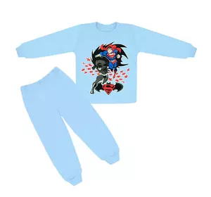 Детская пижама для мальчика на 2 года Супермен интерлок