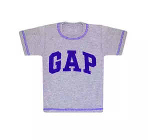 Детская серая футболка с принтом GAP для мальчика/девочки кулир