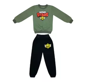 Детский спортивный костюм для мальчика Brawl staes трехнитка