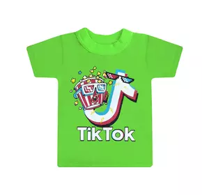 Детская стильная футболка для мальчика Tik Tok кулир